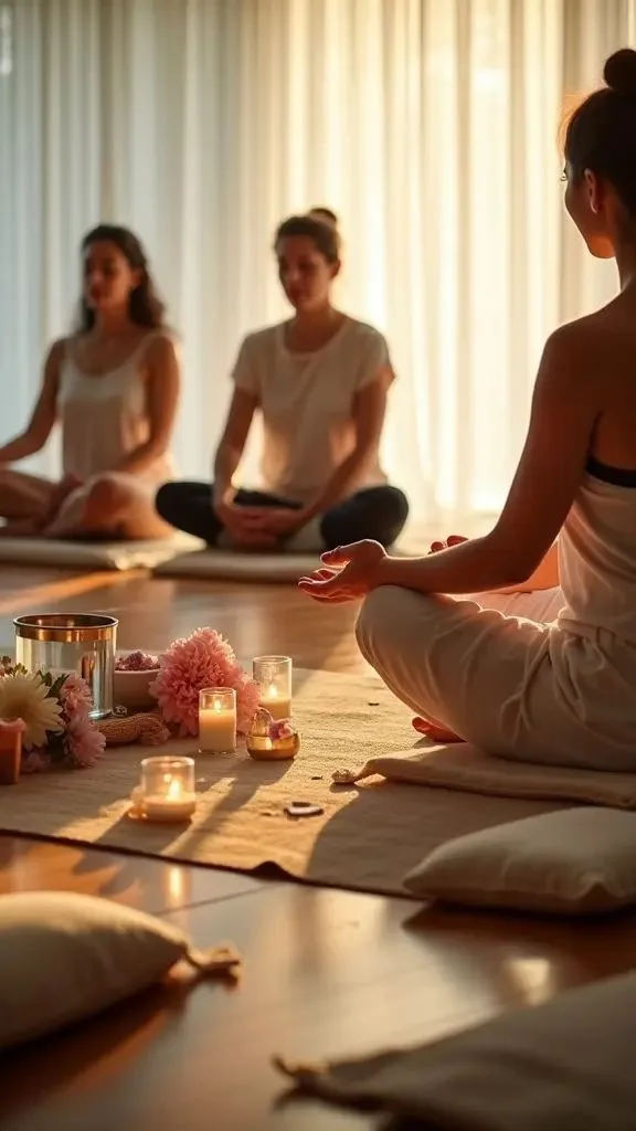Yoga and Sound Healing corporate wellness session by WellSync360